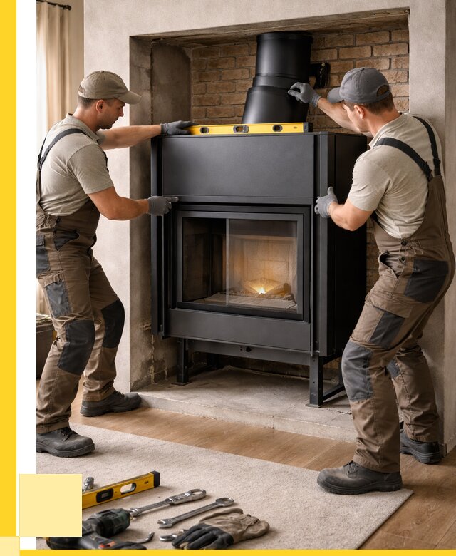 Установка каминных топок в Ишимбае под ключ от 18254 р. | ЭриданШмб