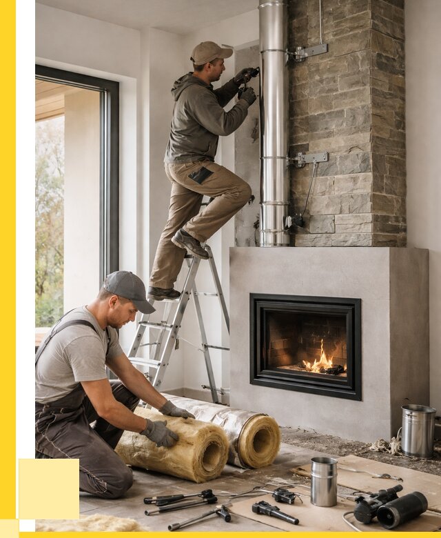 Монтаж дымоходов для каминов в Ишимбае от 15212 р. ЭриданШмб