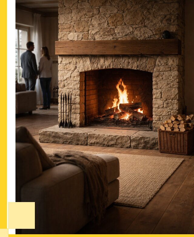 Открытые камины под ключ в Ишимбае от 152115 р. ЭриданШмб