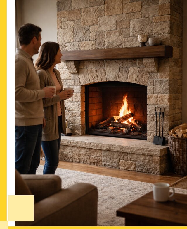 Каменные камины на заказ в Ишимбае от 182538 р. | ЭриданШмб