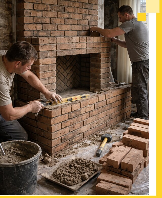 Изготовление и установка кирпичных каминов в Ишимбае