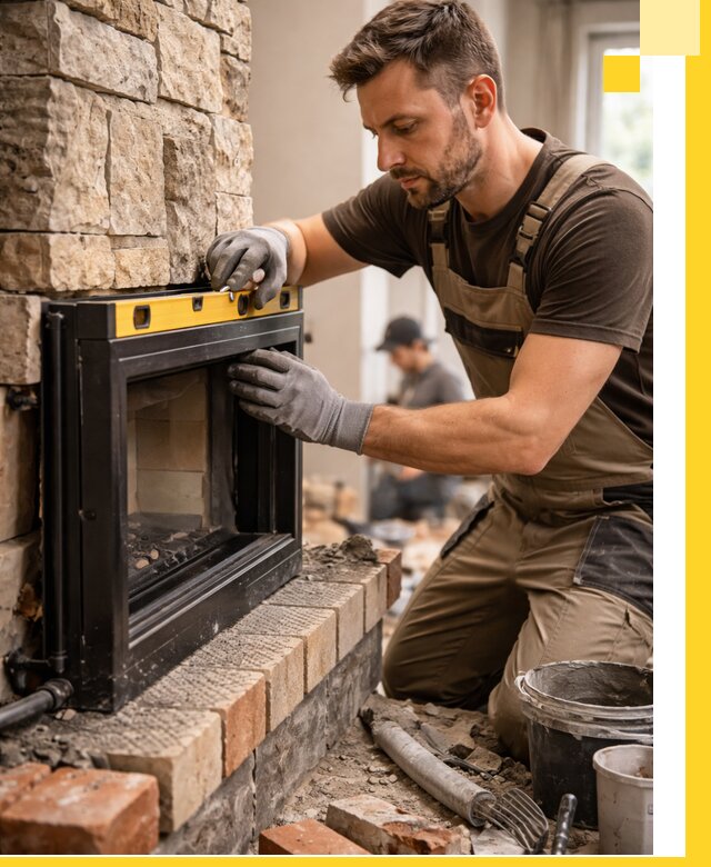 Дровяные камины под ключ в Ишимбае: монтаж, обустройство