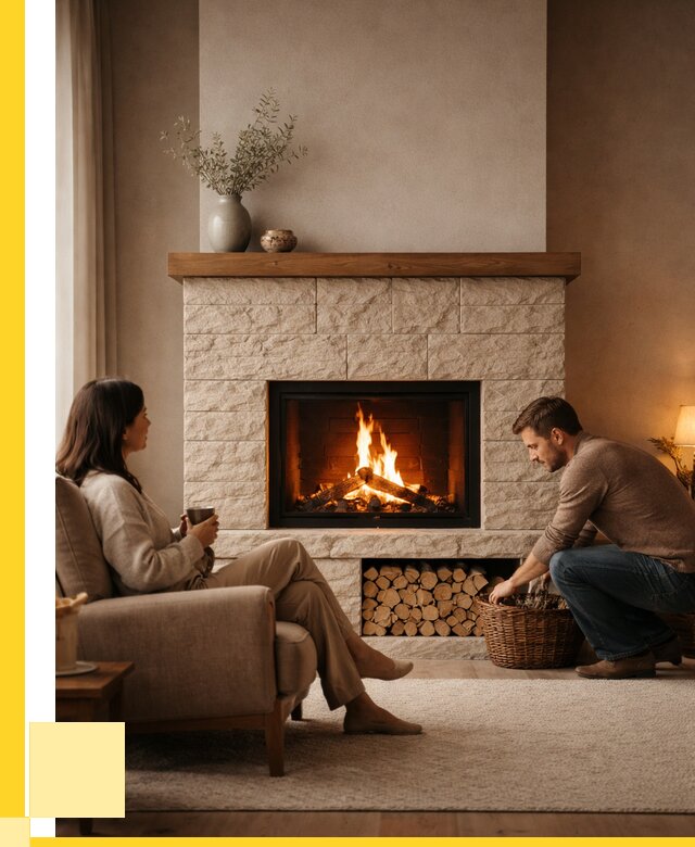 Камины для дома в Ишимбае под ключ от 152115 р. | ЭриданШмб