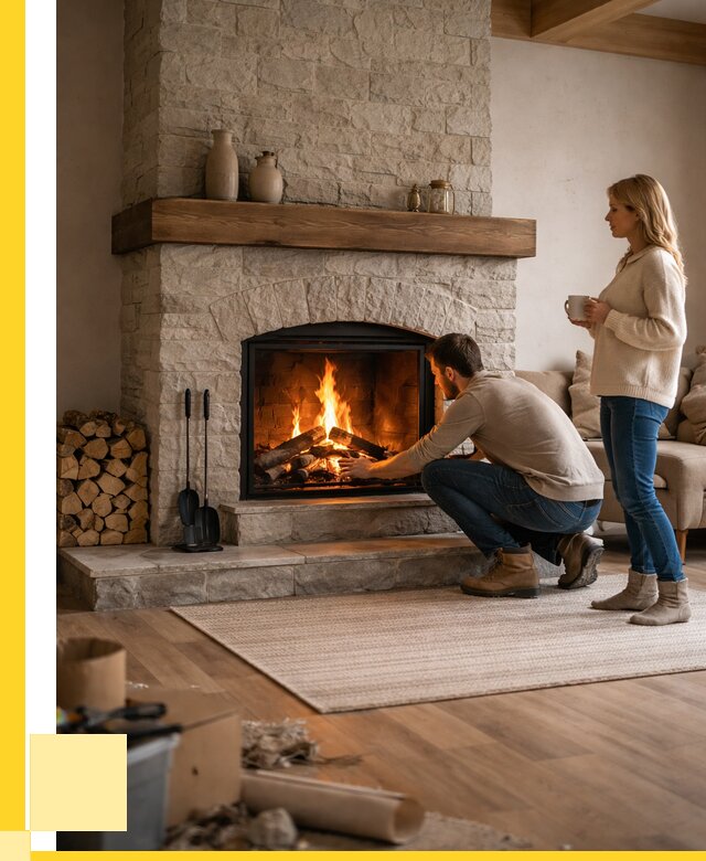 Камины для загородного дома в Ишимбае от 354935 р., ЭриданШмб