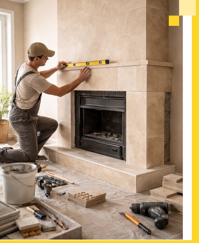 Установка и монтаж каминов в частном доме под ключ в Ишимбае