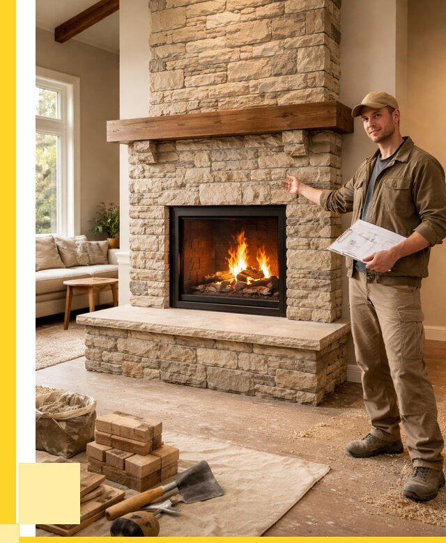 Камины под ключ в Ишимбае от 182538 р. | ЭриданШмб — установка