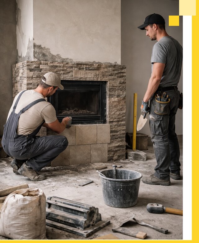 Камины под ключ в Ишимбае: проект, изготовление и монтаж