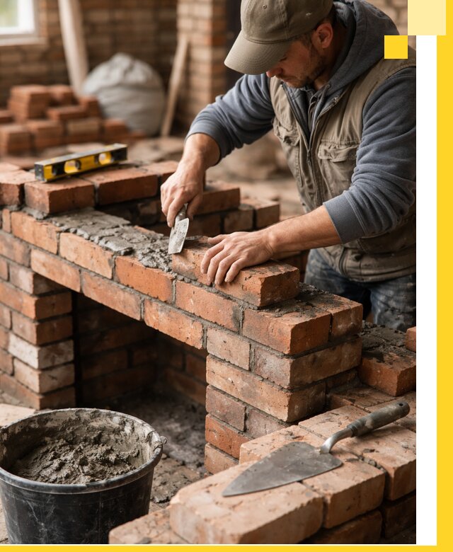 Кладка каминов под ключ в Ишимбае профессиональная отделка и монтаж