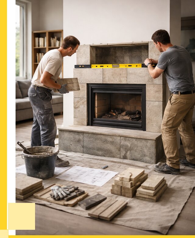 Монтаж каминов и установка в Ишимбае от 45635 р. | ЭриданШмб