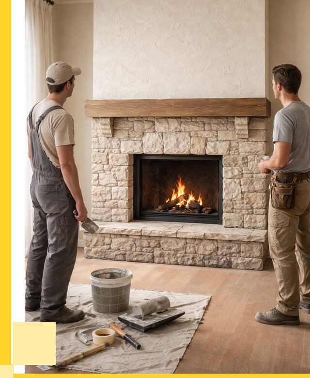 Отделка каминов в Ишимбае от 6592 р. под ключ | ЭриданШмб