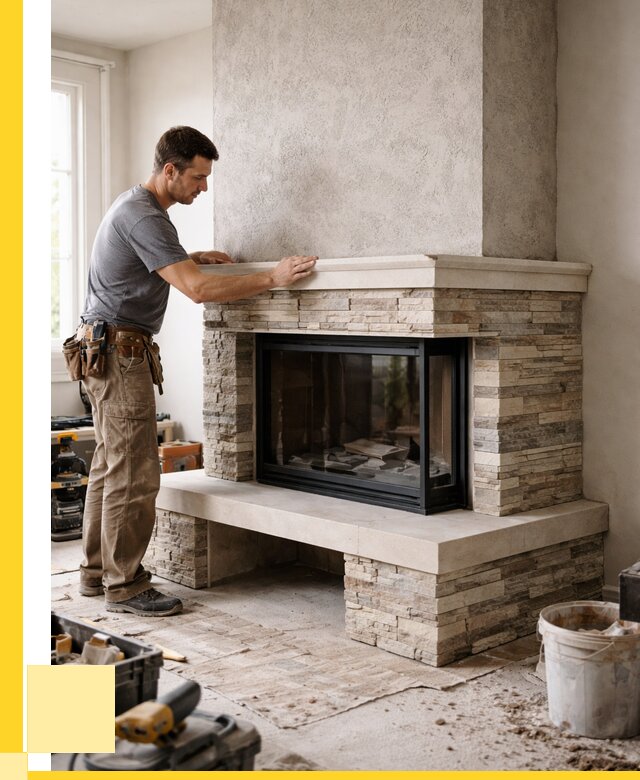 Изготовление каминов под ключ в Ишимбае от 152115 р. | ЭриданШмб