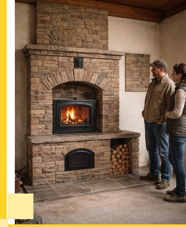 Кирпичная печь под ключ в Ишимбае от 152115 р. | ЭриданШмб