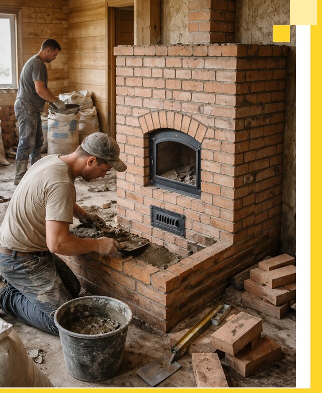 Профессиональное строительство печей в Ишимбае под ключ