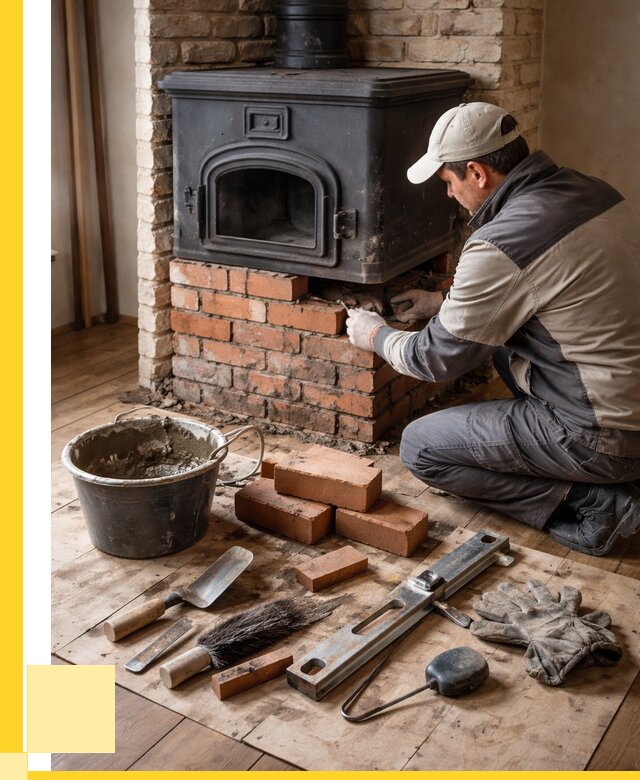 Ремонт печей в Ишимбае от 12169 р., услуги печника ЭриданШмб