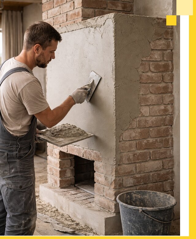 Отделка печей и облицовка каминов в Ишимбае под ключ