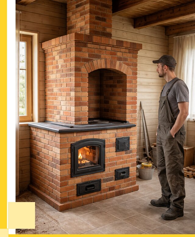 Кирпичные печи в Ишимбае: купить от 152115 р. | ЭриданШмб