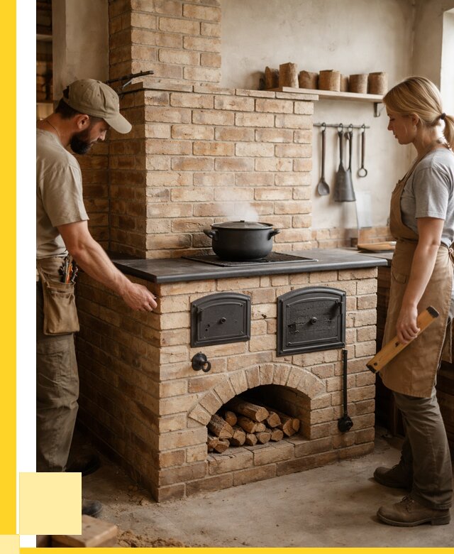 Варочно отопительные печи в Ишимбае от 91269 р. | ЭриданШмб