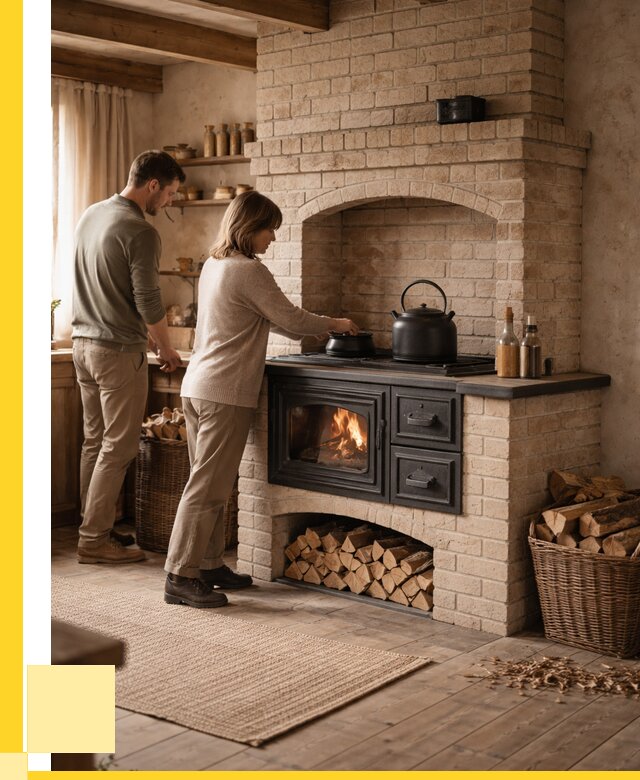 Печи с плитой в Ишимбае от 45635 р. | ЭриданШмб — кирпичная печь