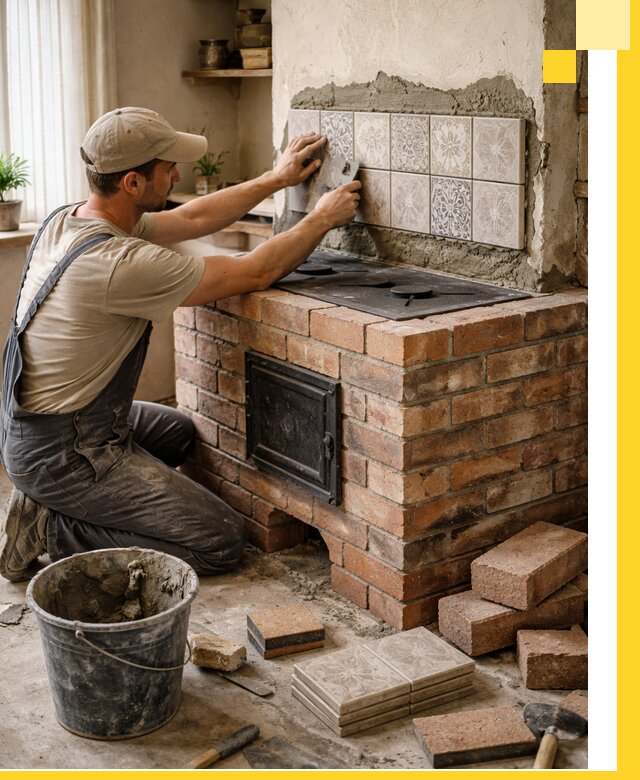 Печи с плитой на заказ монтаж гарантия и сервис в Ишимбае