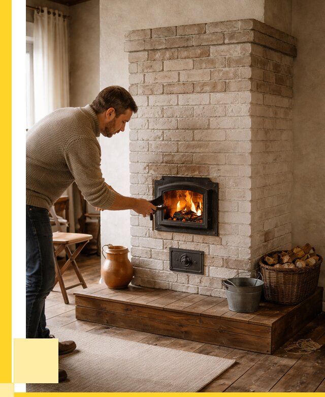 Печь голландка из кирпича в Ишимбае от 86199 р. | ЭриданШмб