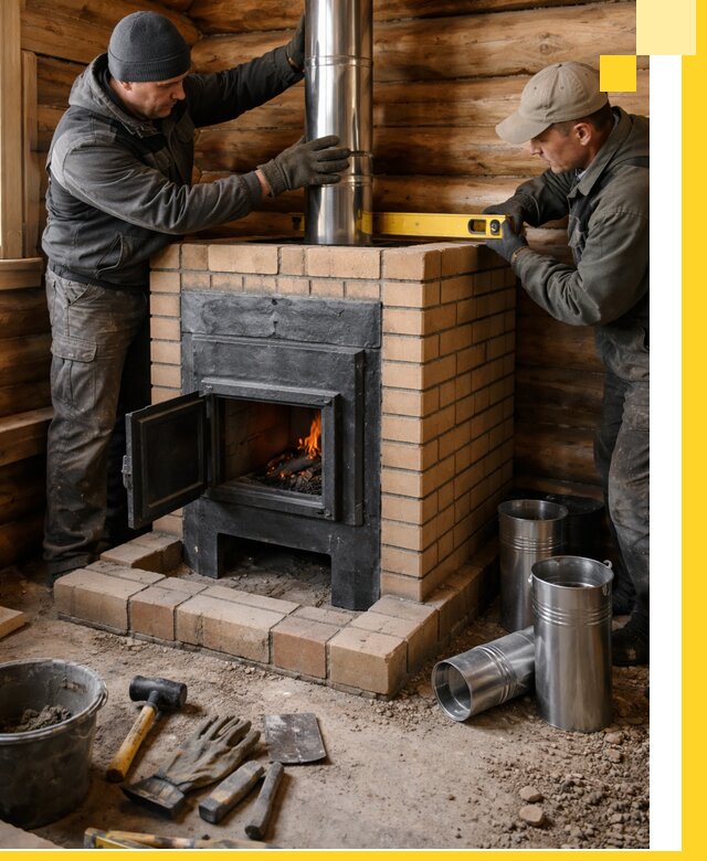 Проектирование, изготовление и установка банных печей в Ишимбае