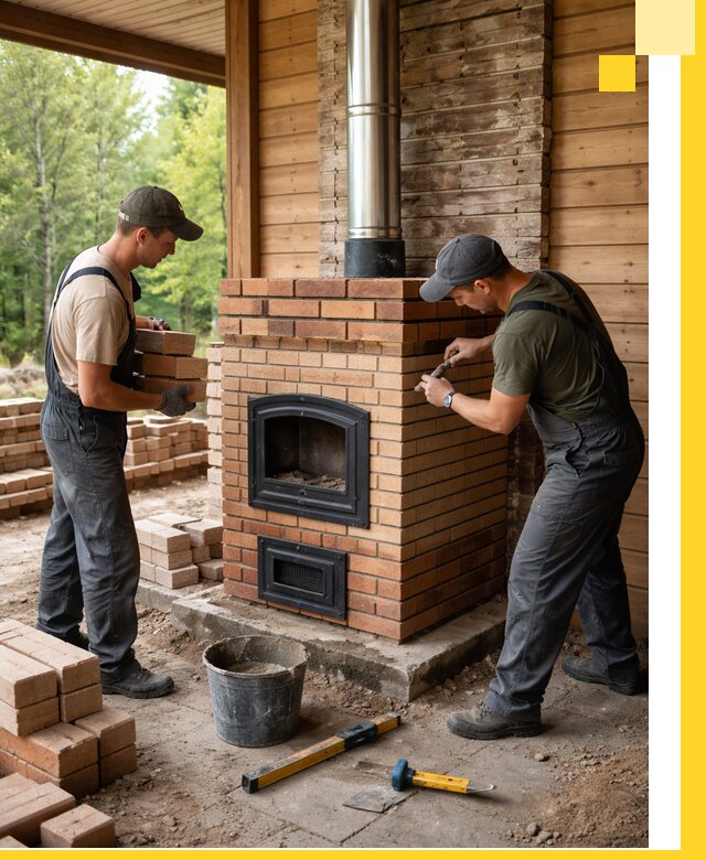 Производство и установка дачных печей под ключ в Ишимбае