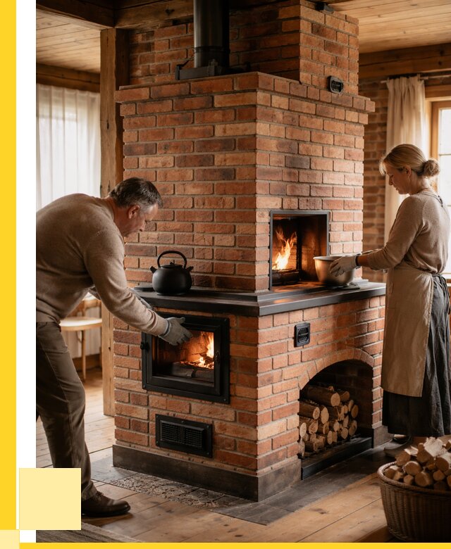 Печи для загородного дома под ключ в Ишимбае от 81128 р. | ЭриданШмб