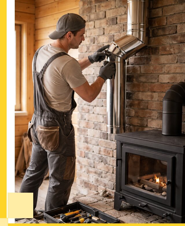 Монтаж дымоходов для печей в Ишимбае от 7606 р. | ЭриданШмб