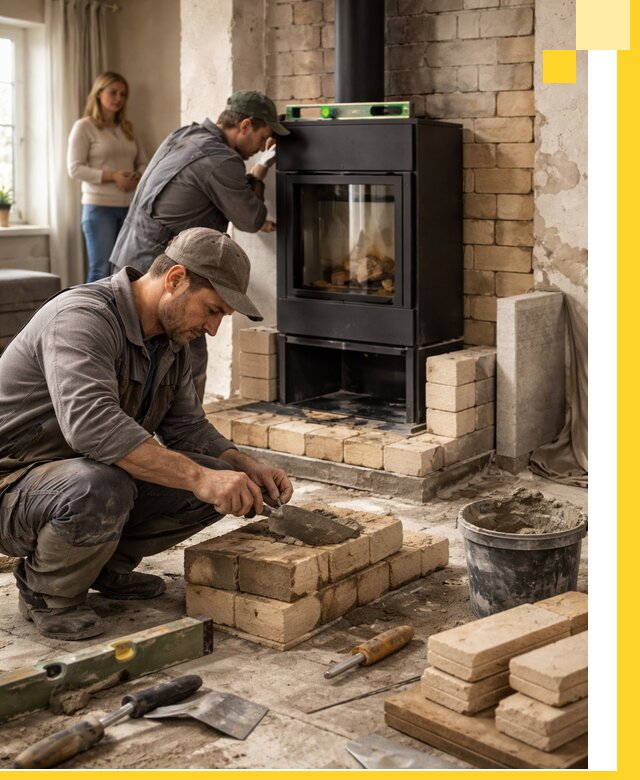 Печи и камины под ключ: проект, установка в Ишимбае