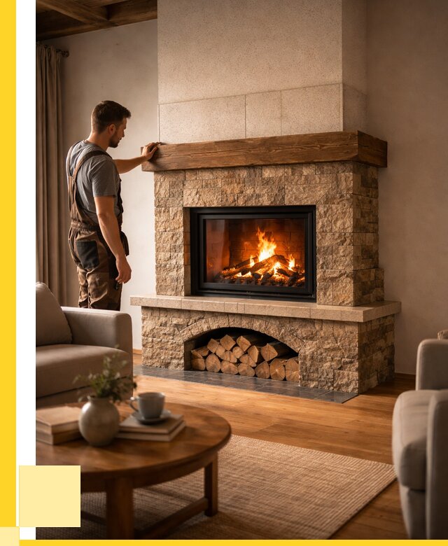 Печи камины для дома под ключ в Ишимбае от 55776 р. | ЭриданШмб