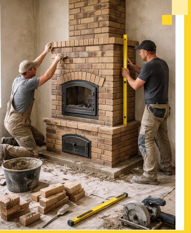 Продажа и установка печей и каминов для дома под ключ в Ишимбае