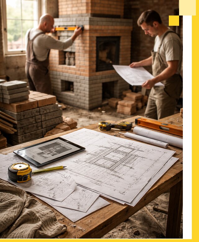 Проекты печей и каминов с индивидуальным дизайном в Ишимбае