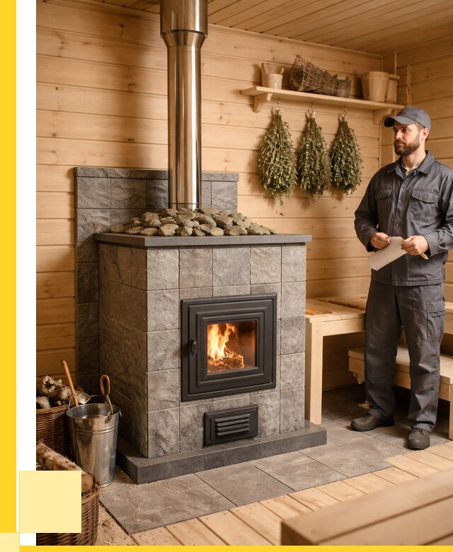 Печи для бани под ключ в Ишимбае от 121692 р. | ЭриданШмб