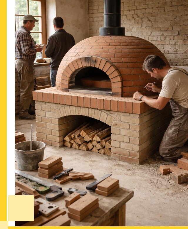 Помпейская печь дровяная для пиццы в Ишимбае | ЭриданШмб от 202820 р.