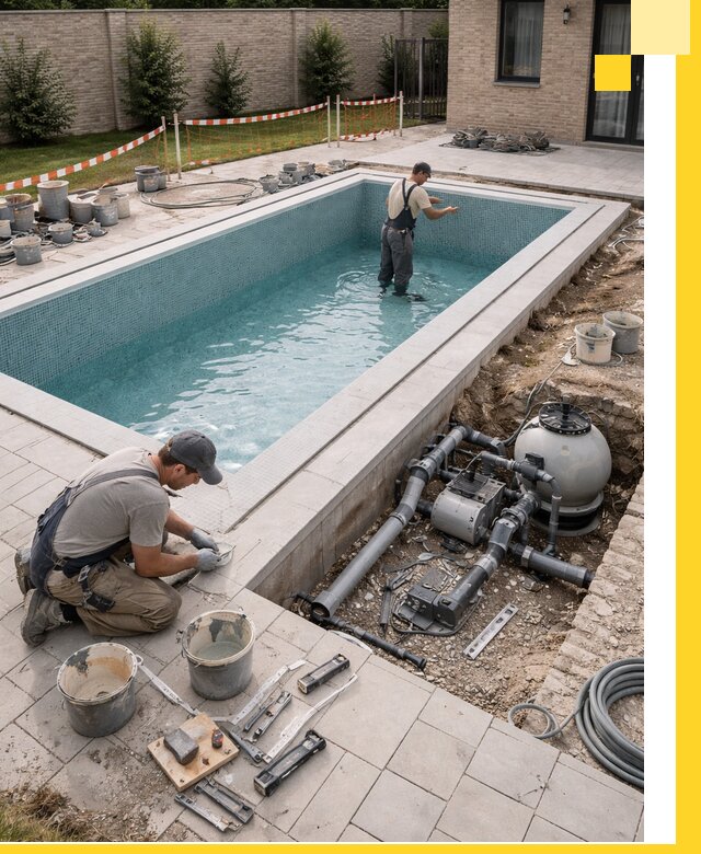 Строительство бассейнов под ключ в Ишимбае: проекты и монтаж