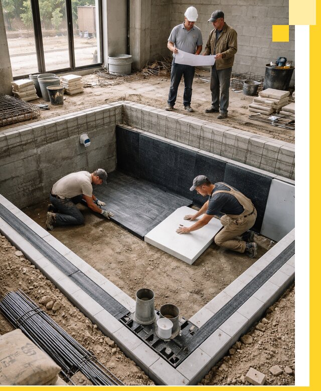 Проекты частных и общественных бассейнов под ключ в Ишимбае