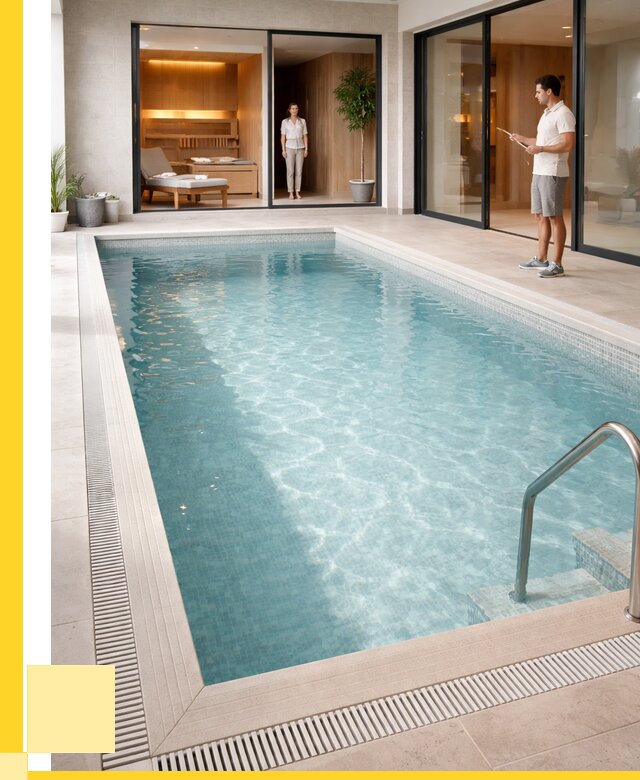 Отделка бассейна пленкой ПВХ в Ишимбае от 3549 р. - ЭриданШмб