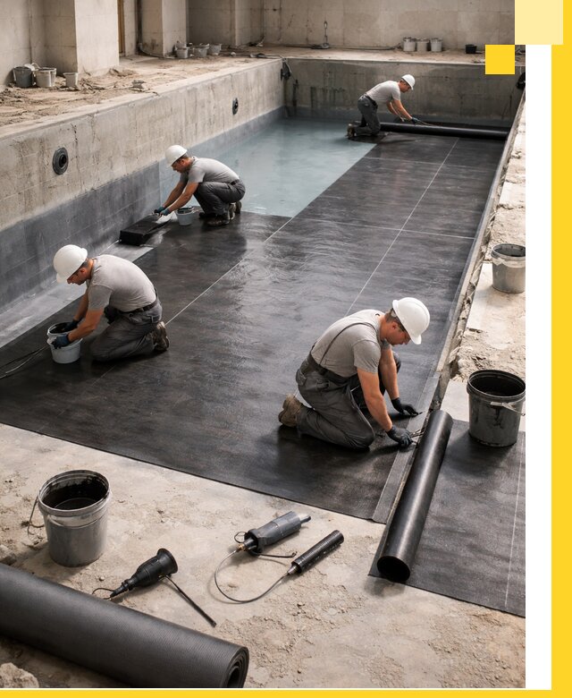 Профессиональная гидроизоляция бассейнов и чаш в Ишимбае под ключ