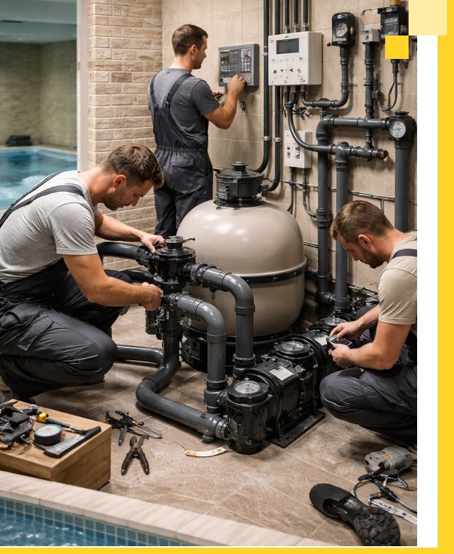 Комплексное оборудование для бассейнов под ключ в Ишимбае