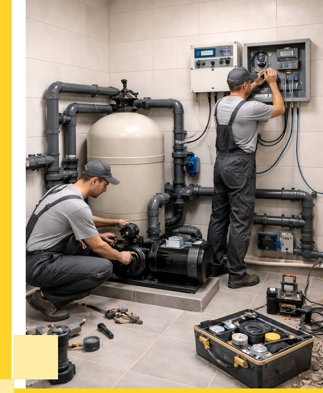 Монтаж оборудования для бассейнов в Ишимбае от 40564 р. | ЭриданШмб