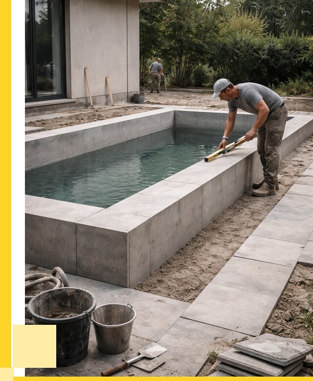 Строительство бетонного бассейна в Ишимбае от 1216920 р. | ЭриданШмб