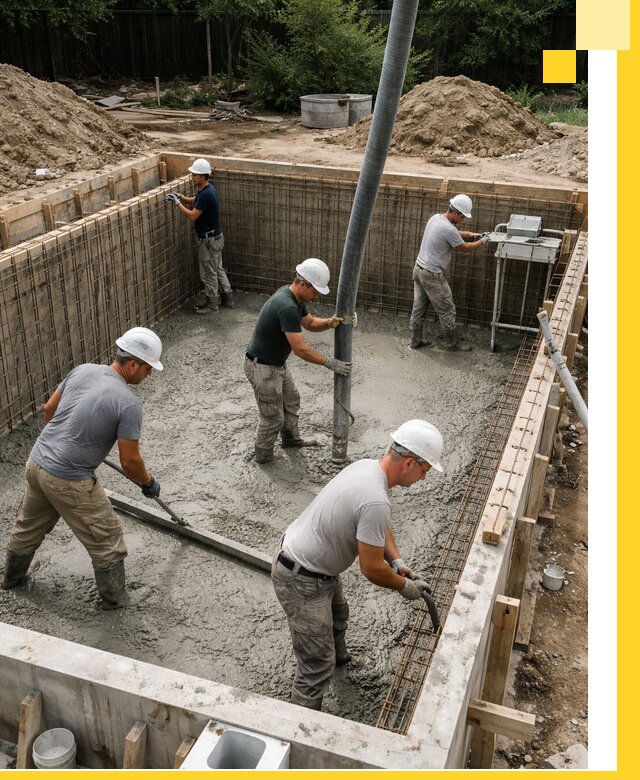 Строительство бетонных бассейнов под ключ в Ишимбае