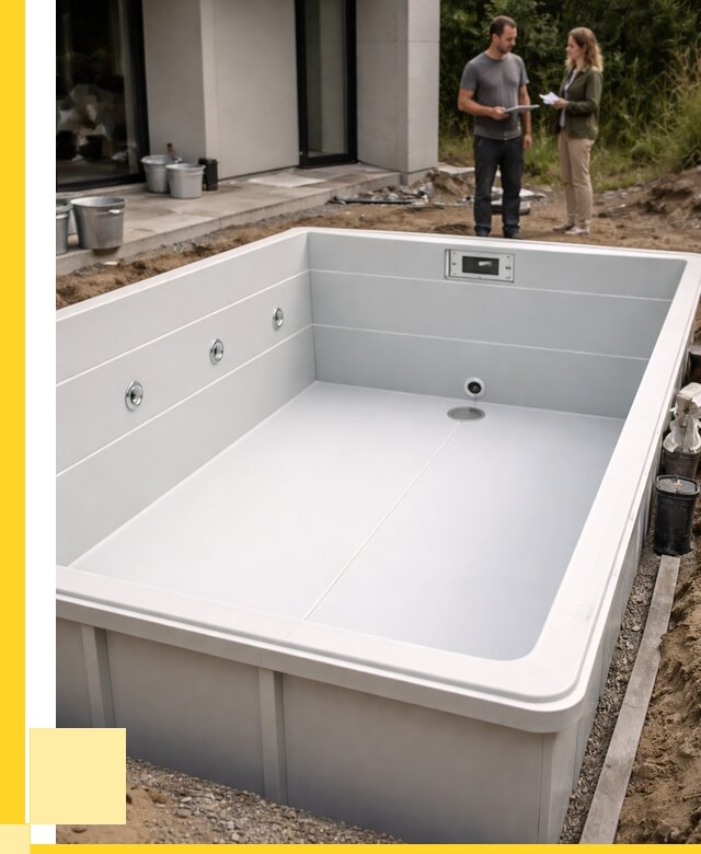 Полипропиленовые бассейны в Ишимбае от 253525 р. | ЭриданШмб