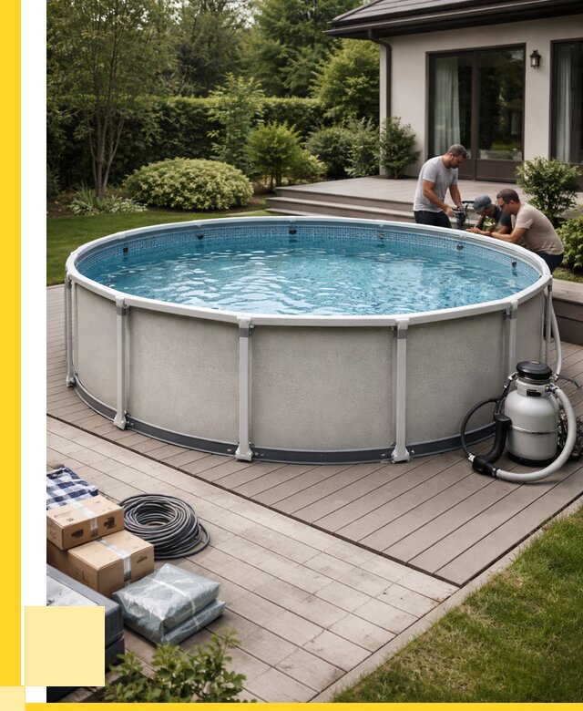 Купить каркасные бассейны в Ишимбае от 45635 р. | ЭриданШмб