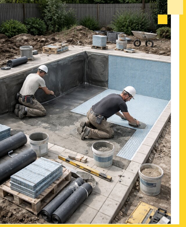 Проектирование и строительство стационарных бассейнов в Ишимбае