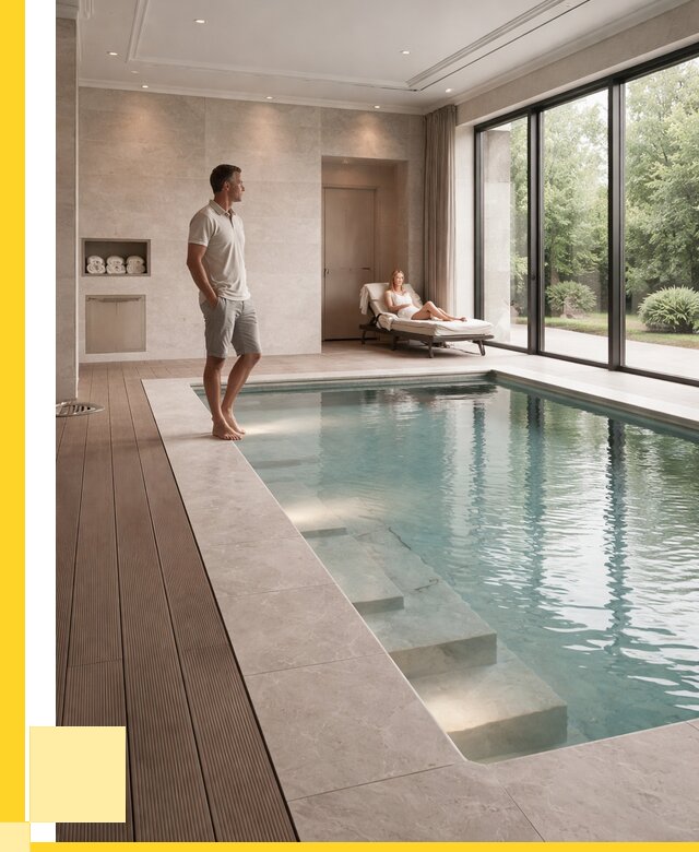 Бассейны в коттедже под ключ в Ишимбае от 1216920 р. | ЭриданШмб