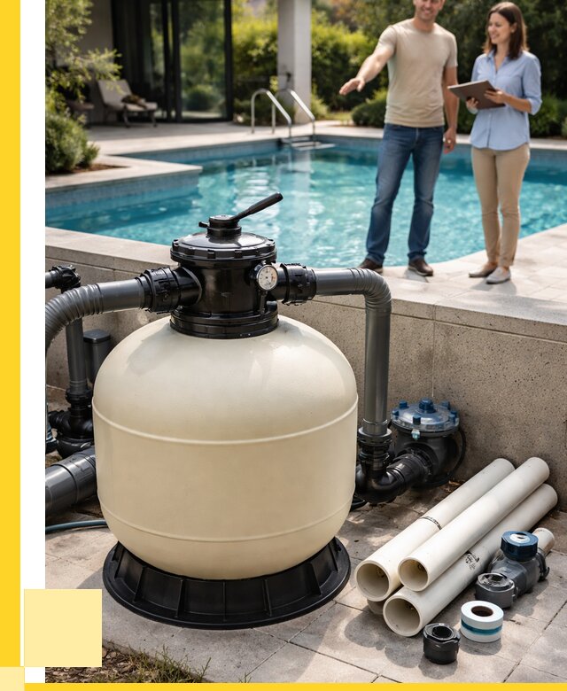 Песочные фильтры для бассейнов в Ишимбае от 18254 р., ЭриданШмб