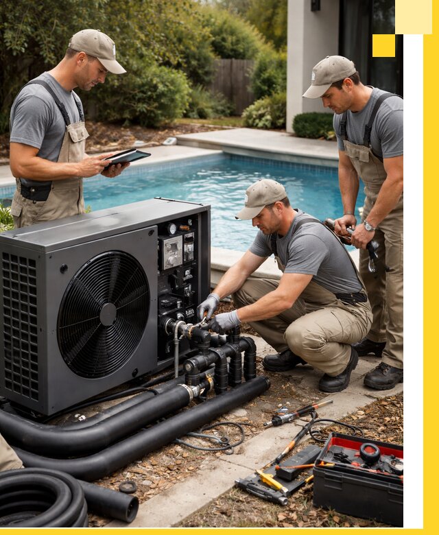 Проектирование и установка тепловых насосов для бассейнов в Ишимбае