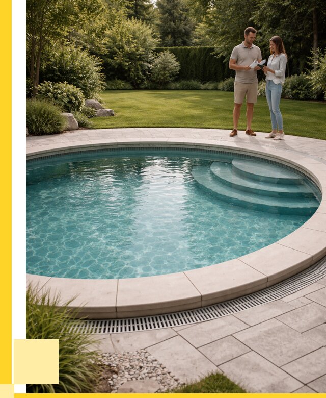 Круглые каркасные бассейны купить в Ишимбае от 253525 р. | ЭриданШмб