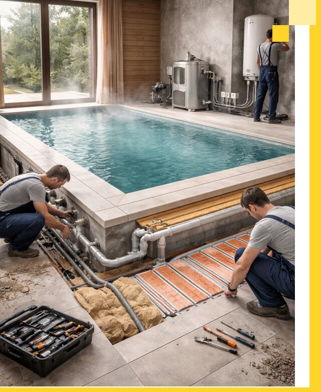 Проектирование и строительство тёплых бассейнов в Ишимбае